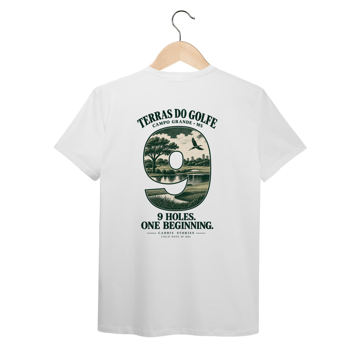 Caddie Stories | Terras do Golfe | Nine Holes | T-Shirt Pima