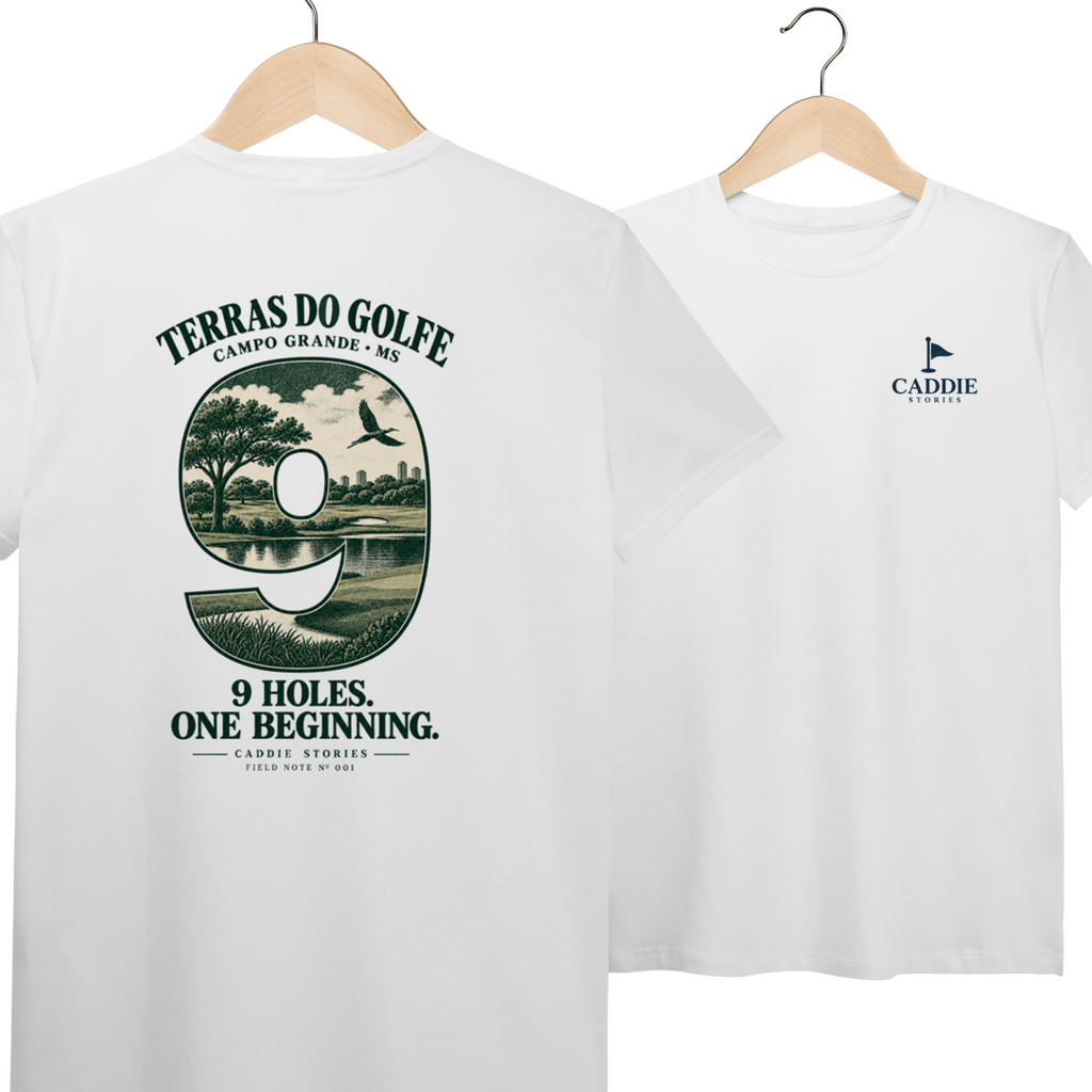 Caddie Stories | Terras do Golfe | Nine Holes | T-Shirt Pima